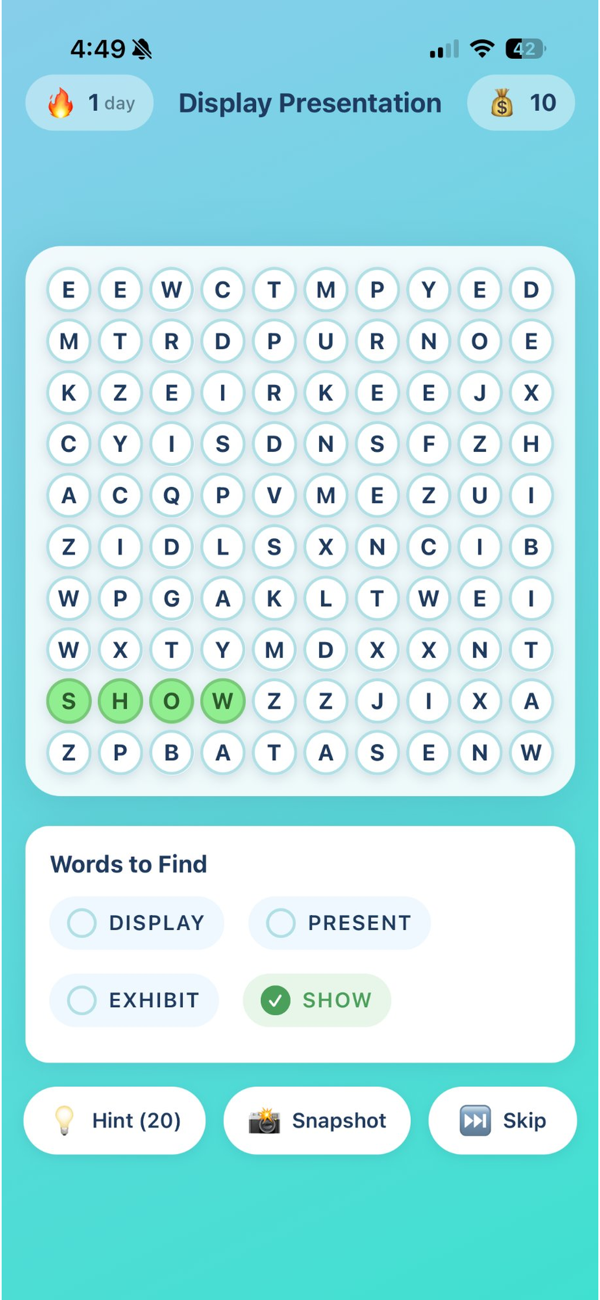 Vocab Bubbles screenshot 3